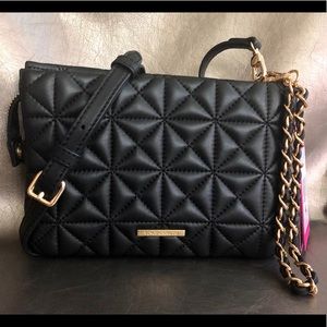 New! Vince Camuto Doyle Quilted Sm Crossbody Bag